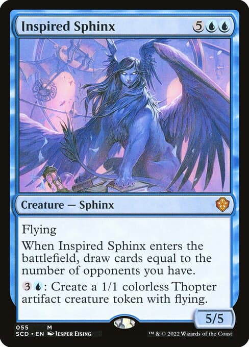 Inspired Sphinx from Starter Commander Decks (Mythic)