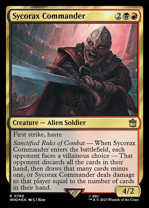 Sycorax Commander from Doctor Who (Rare)