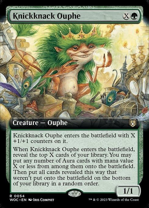 Knickknack Ouphe from Wilds of Eldraine Commander (Rare)