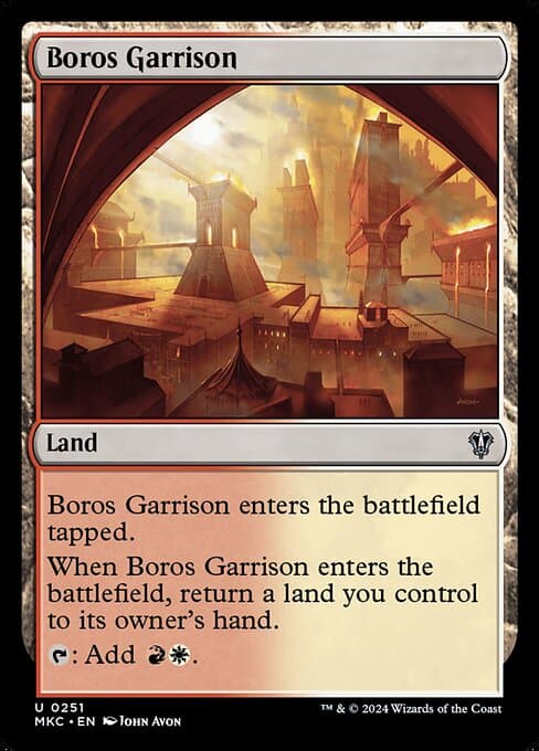 Boros Garrison from Murders at Karlov Manor Commander (Uncommon)