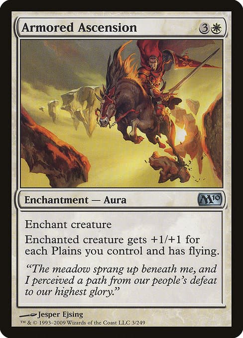 Armored Ascension from Magic 2010 (Uncommon)