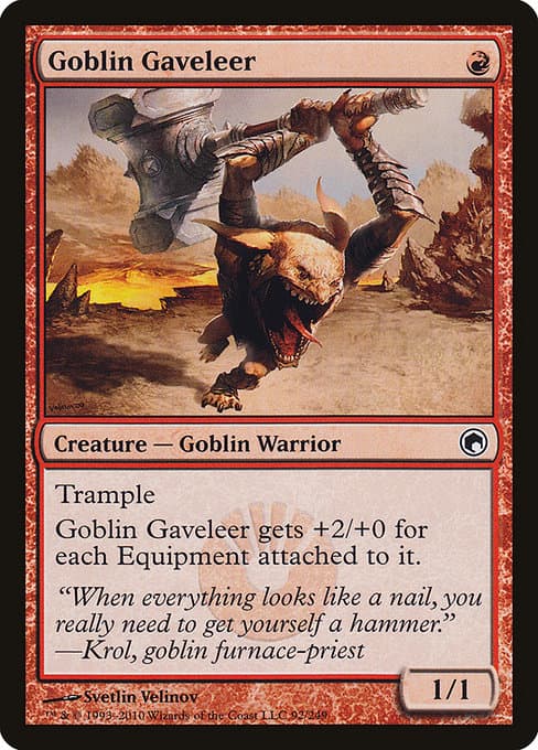 Goblin Gaveleer from Scars of Mirrodin (Common)
