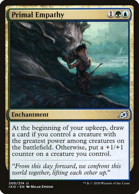Primal Empathy from Ikoria: Lair of Behemoths (Uncommon)