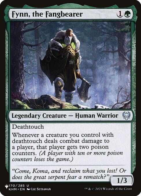 Fynn, the Fangbearer from The List (Uncommon)