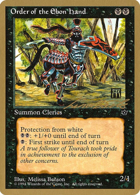 Order of the Ebon Hand from Pro Tour Collector Set (Common)