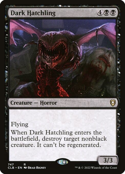 Dark Hatchling from Commander Legends: Battle for Baldur's Gate (Rare)