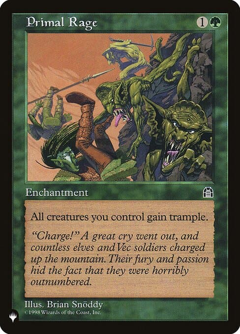 Primal Rage from The List (Uncommon)