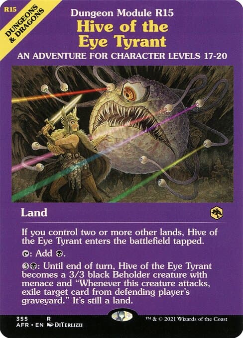 Hive of the Eye Tyrant from Adventures in the Forgotten Realms (Rare)