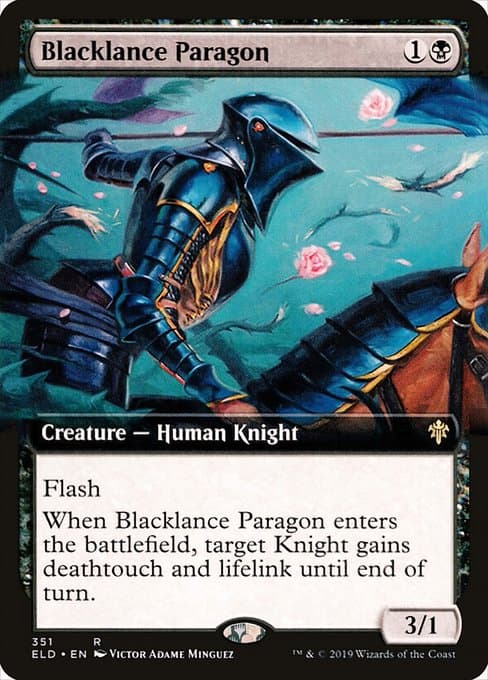 Blacklance Paragon from Throne of Eldraine (Rare)