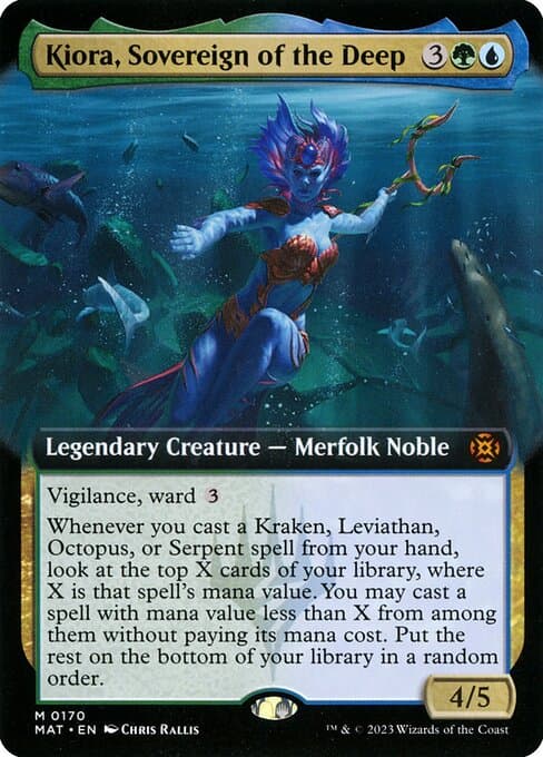 Kiora, Sovereign of the Deep from March of the Machine: The Aftermath (Mythic)