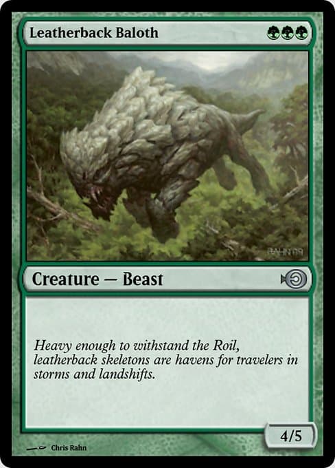 Leatherback Baloth from Magic Online Promos (Uncommon)