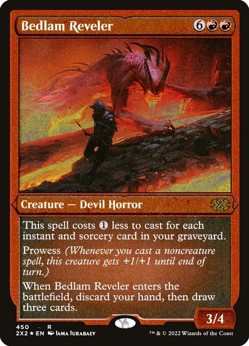 Bedlam Reveler from Double Masters 2022 (Rare)
