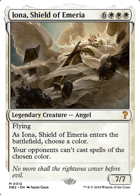 Iona, Shield of Emeria from Mystery Booster 2 (Mythic)
