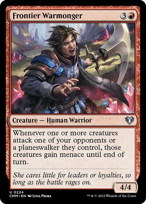 Frontier Warmonger from Commander Masters (Uncommon)