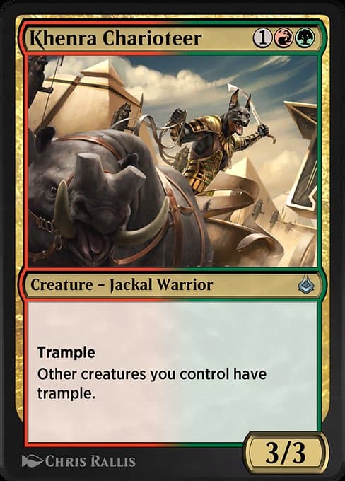 Khenra Charioteer from Amonkhet Remastered (Uncommon)