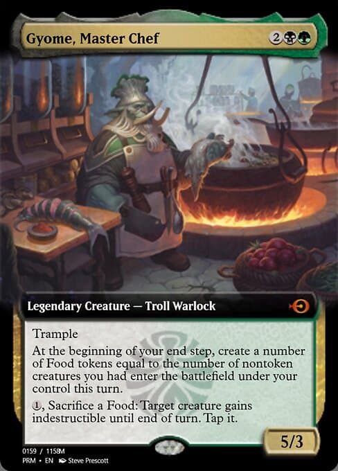 Gyome, Master Chef from Magic Online Promos (Mythic)