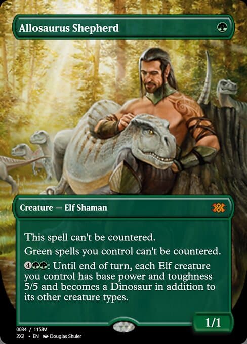 Allosaurus Shepherd from Magic Online Promos (Mythic)