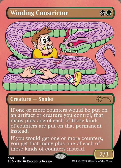 Winding Constrictor from Secret Lair Drop (Rare)