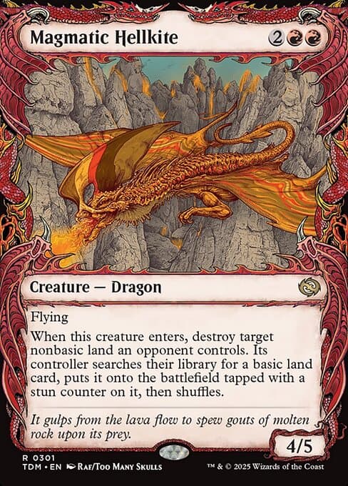 Magmatic Hellkite from Tarkir: Dragonstorm (Rare)