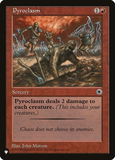 Pyroclasm from The List (Rare)
