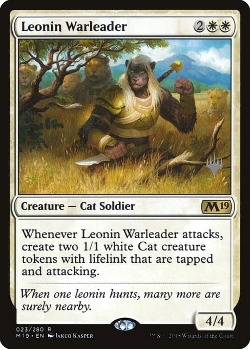 Leonin Warleader (Rare)