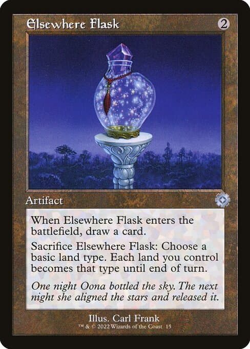 Elsewhere Flask from The Brothers' War Retro Artifacts (Uncommon)