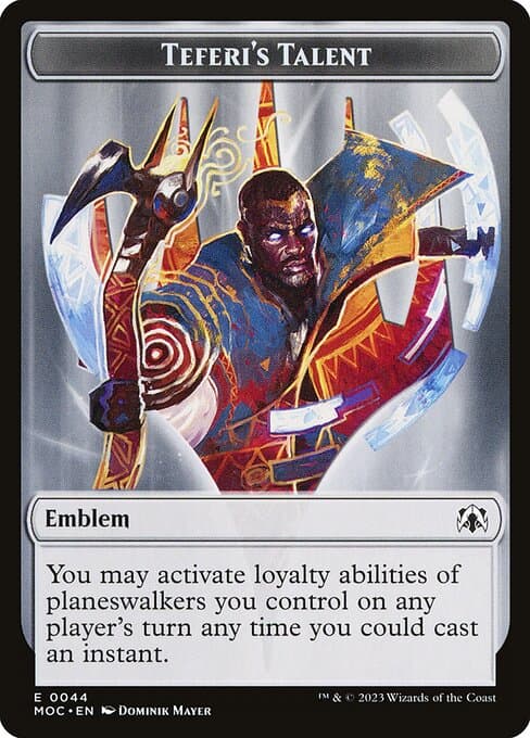 Teferi's Talent Emblem (Common)