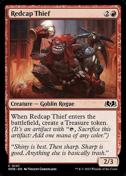 Redcap Thief from Wilds of Eldraine (Common)