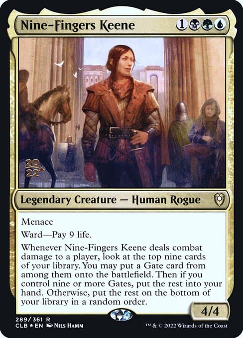 Nine-Fingers Keene from Battle for Baldur's Gate Promos (Rare)