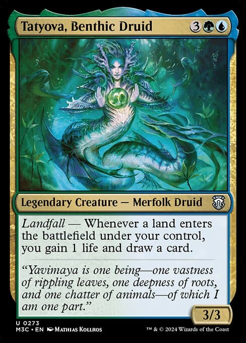 Tatyova, Benthic Druid from Modern Horizons 3 Commander (Uncommon)