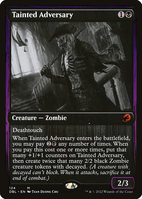 Tainted Adversary from Innistrad: Double Feature (Mythic)
