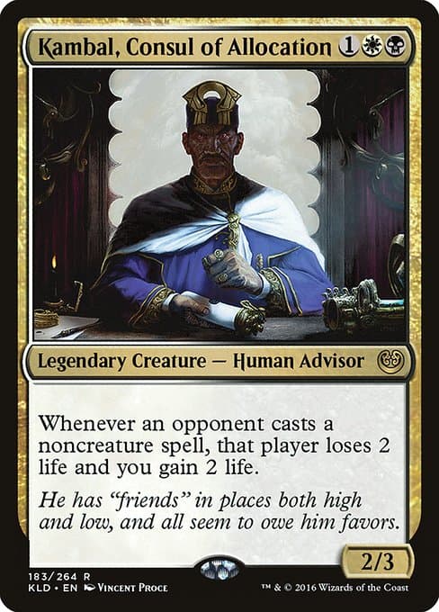 Kambal, Consul of Allocation from Kaladesh (Rare)