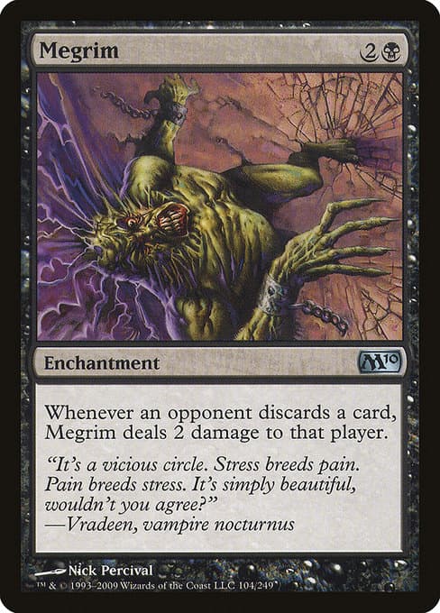 Megrim from Magic 2010 (Uncommon)