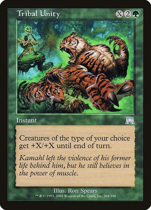 Tribal Unity from Onslaught (Uncommon)