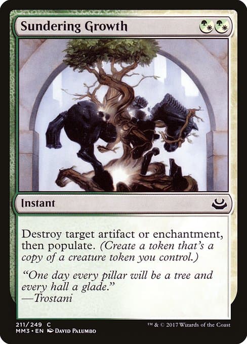 Sundering Growth from Modern Masters 2017 (Common)