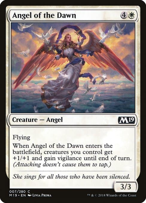 Angel of the Dawn from Core Set 2019 (Common)