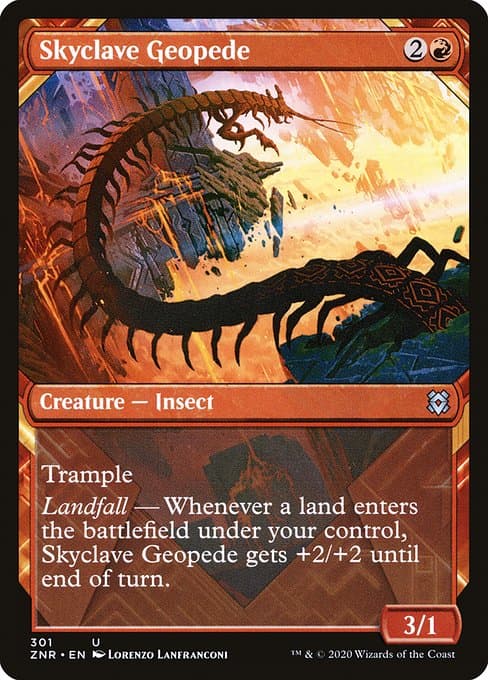 Skyclave Geopede from Zendikar Rising (Uncommon)