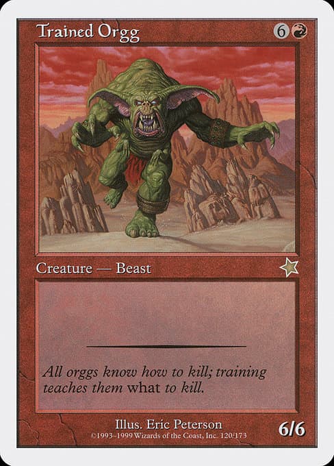 Trained Orgg from Starter 1999 (Rare)