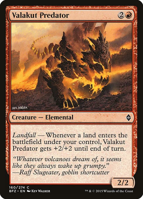 Valakut Predator from Battle for Zendikar (Common)