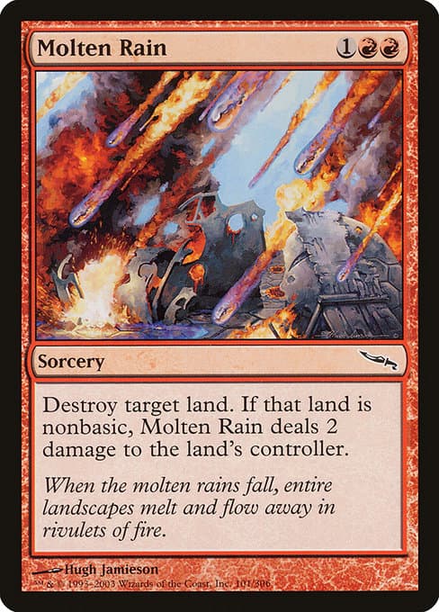 Molten Rain from Mirrodin (Common)