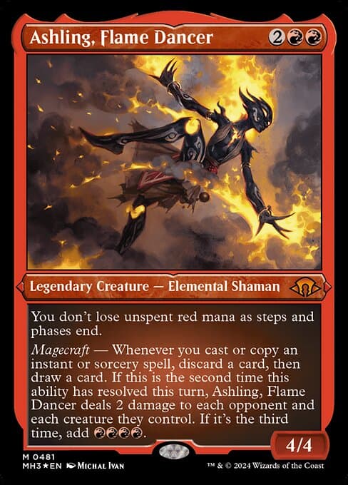 Ashling, Flame Dancer from Modern Horizons 3 (Mythic)