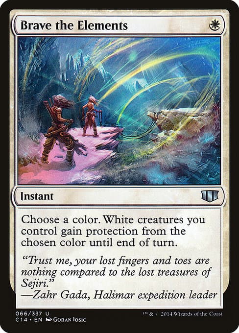 Brave the Elements from Commander 2014 (Uncommon)