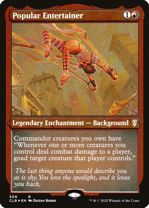 Popular Entertainer from Commander Legends: Battle for Baldur's Gate (Rare)