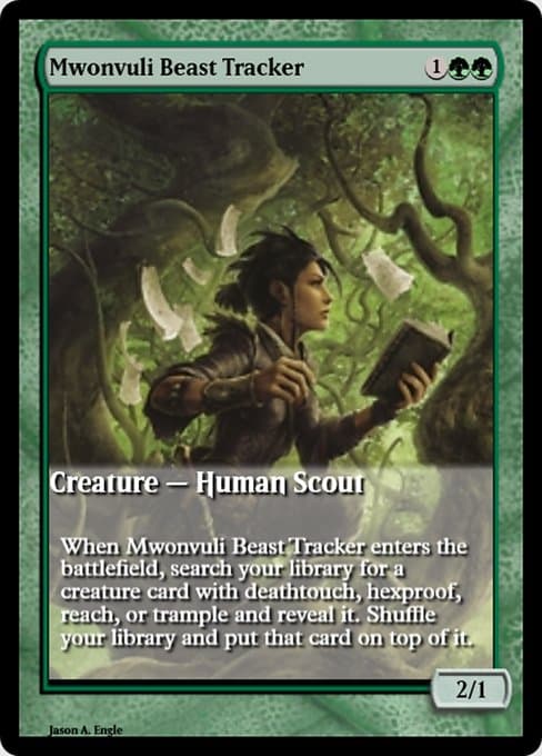 Mwonvuli Beast Tracker from Magic Online Promos (Uncommon)