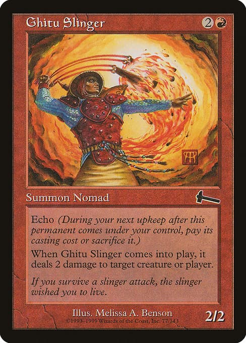 Ghitu Slinger from Urza's Legacy (Common)