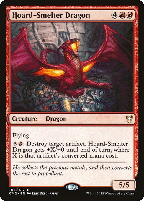 Hoard-Smelter Dragon from Commander Anthology Volume II (Rare)