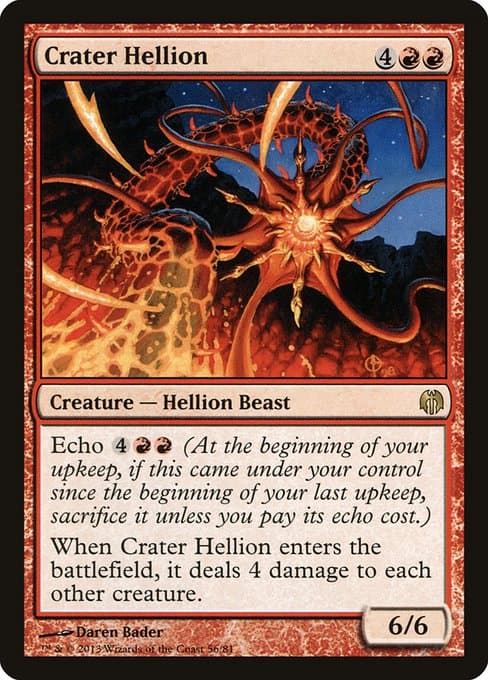 Crater Hellion from Duel Decks: Heroes vs. Monsters (Rare)