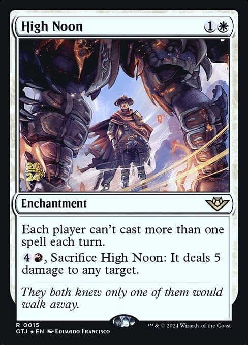 High Noon from Outlaws of Thunder Junction Promos (Rare)