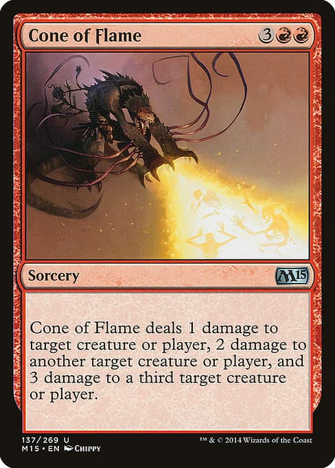 Cone of Flame from Magic 2015 (Uncommon)
