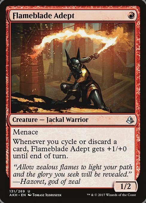 Flameblade Adept from Amonkhet (Uncommon)